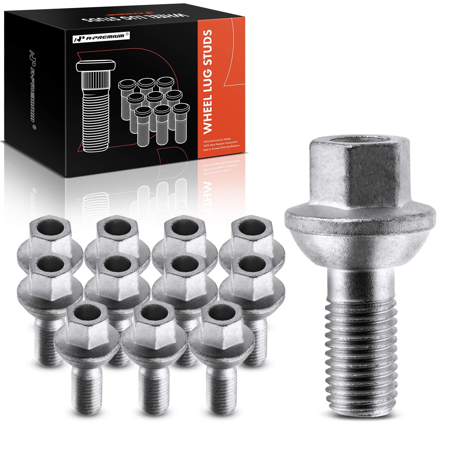 A-Premium M12-1.50 Wheel Studs Compatible with Smart W451 Series